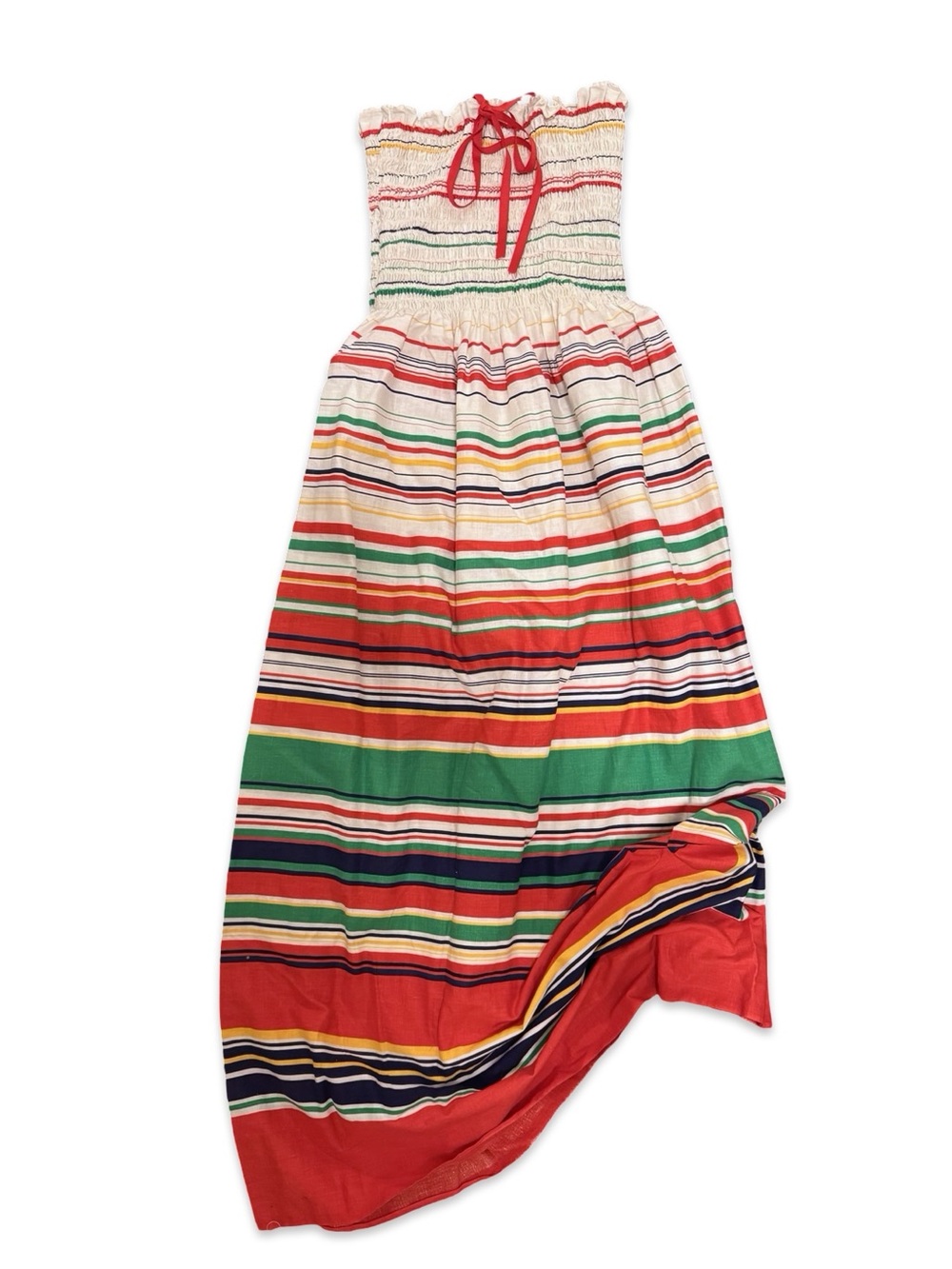 Vintage 70s/80s strapless halter sundress
